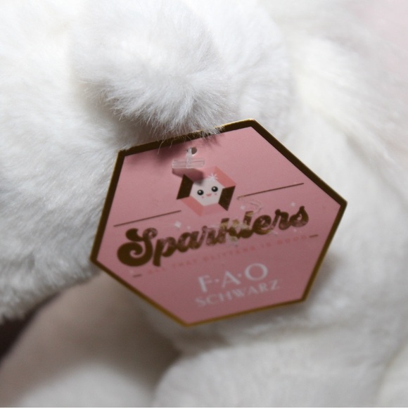 FAO SCHWARZ Sparklers 6inch Unicorn Plush NWT Stuffed Animal - Picture 4 of 8